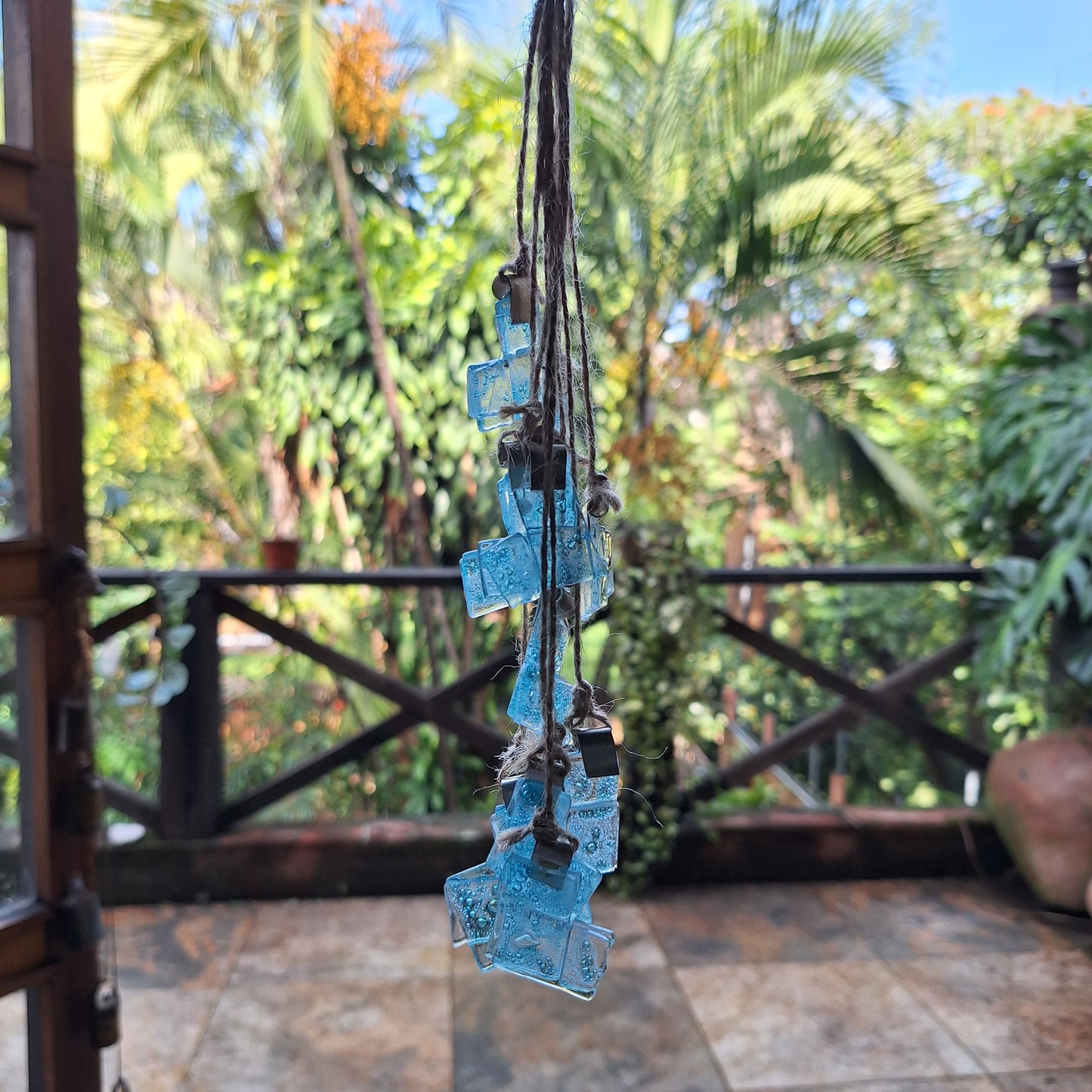 Movil corazones azul turqueza
