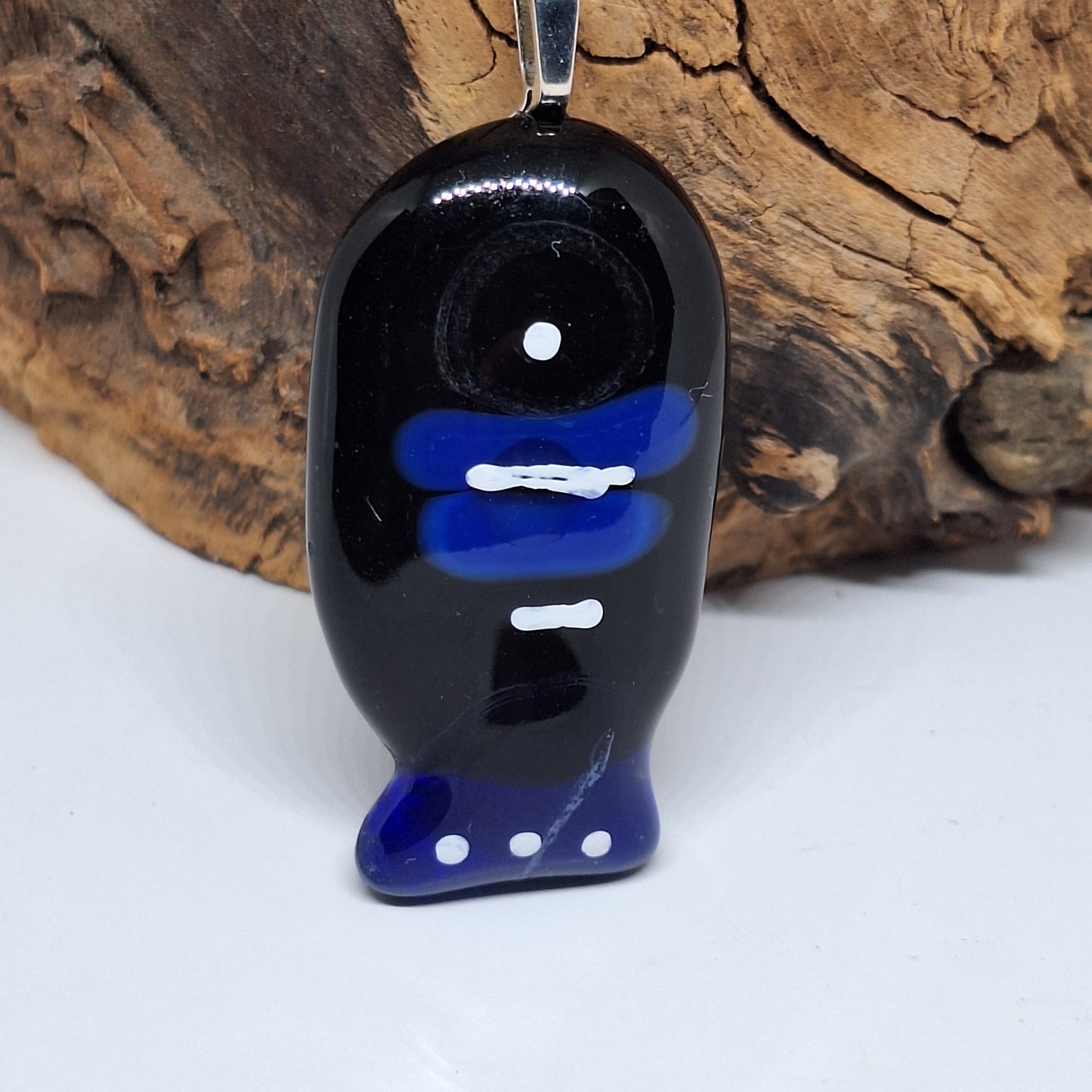 Dije pez cola azul