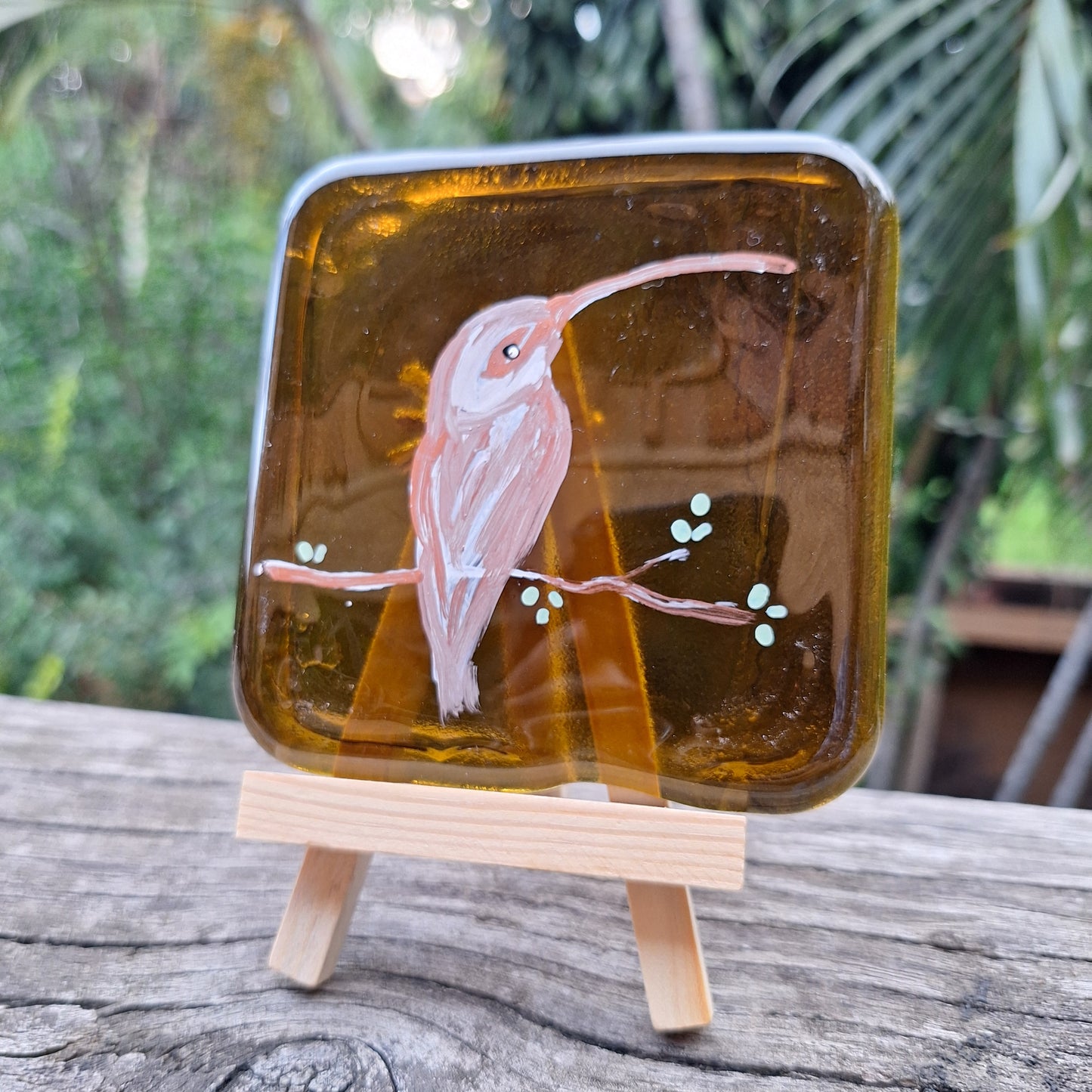 Cuadro colibri cafe