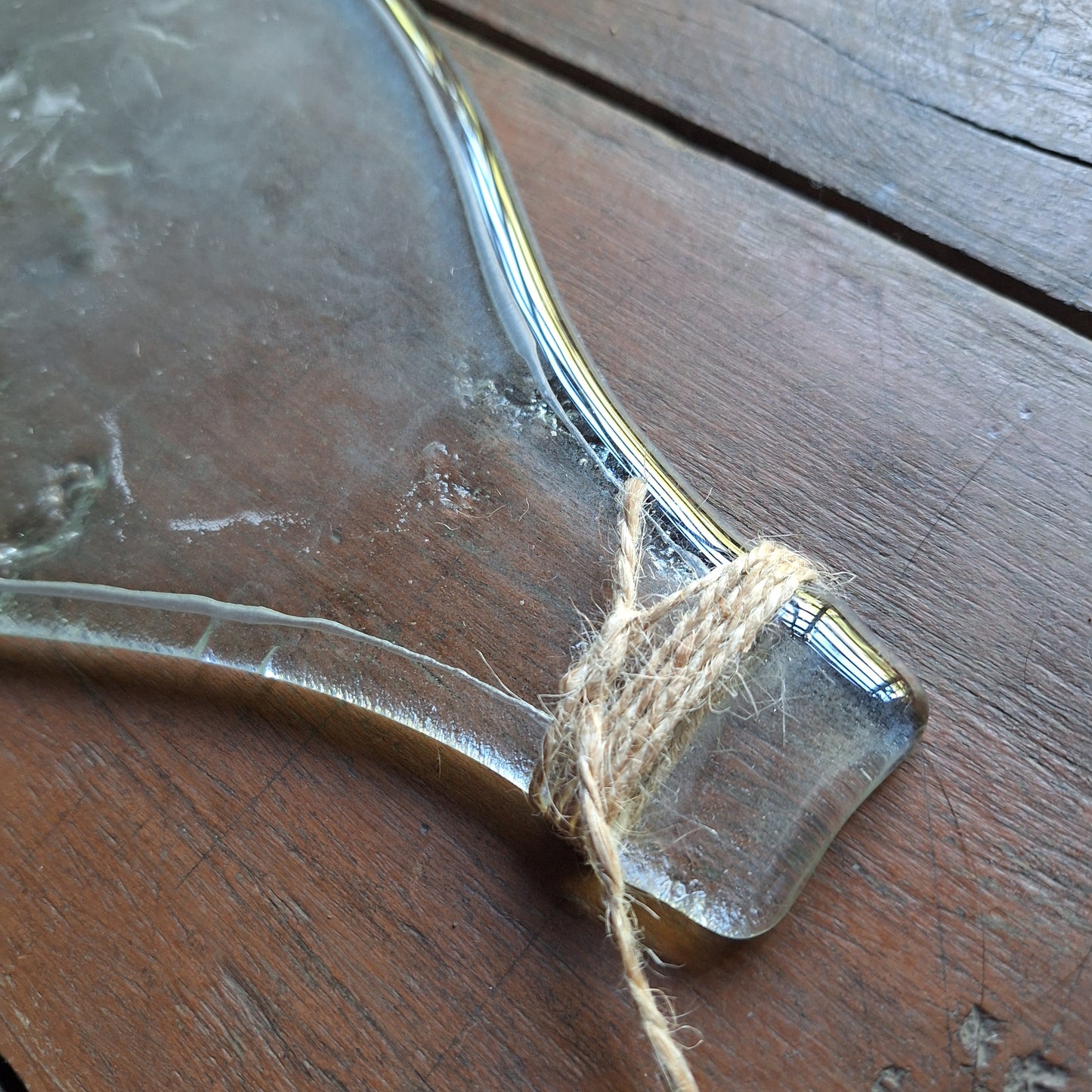 Botella plana maxi transparente