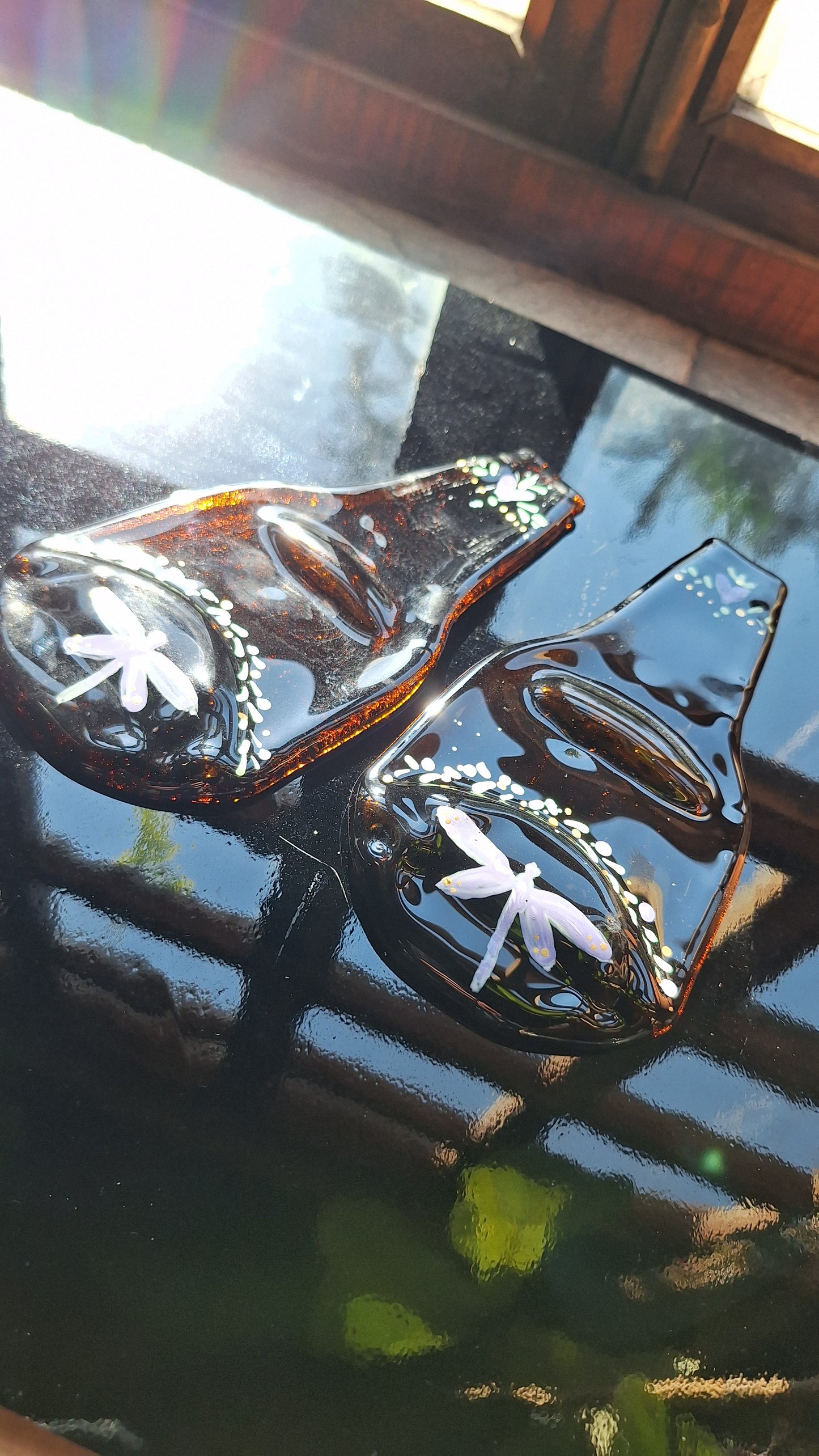 Platos de botella aplanada