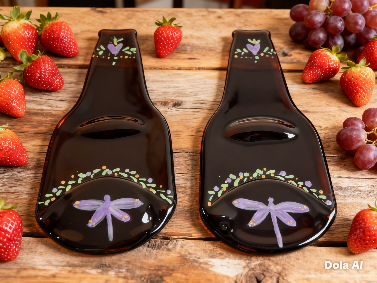 Platos de botella aplanada