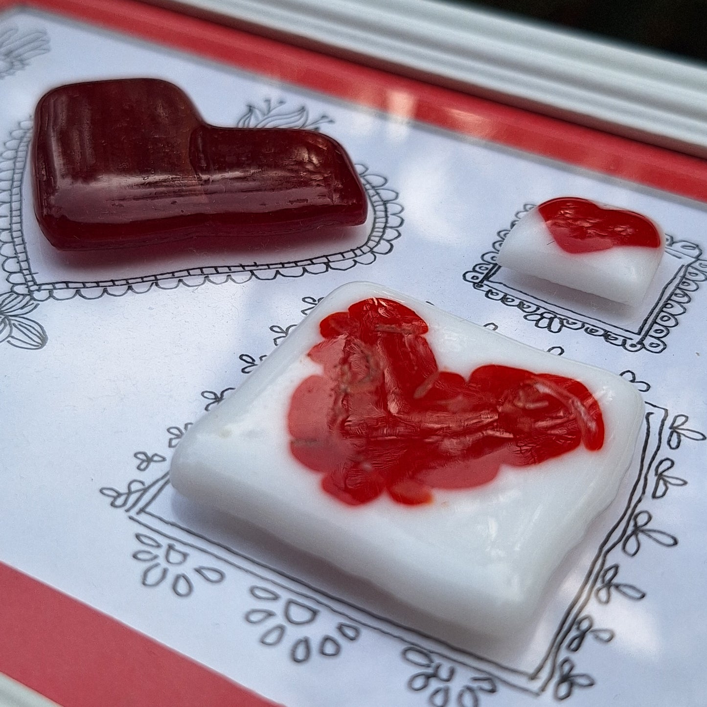 Cuadro corazon rojo