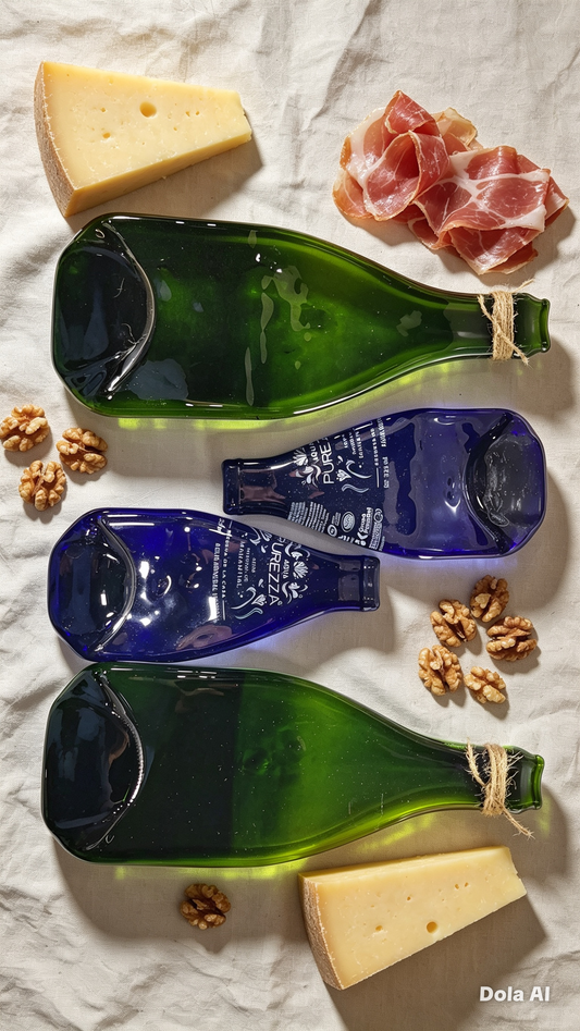 Bases de botella platos