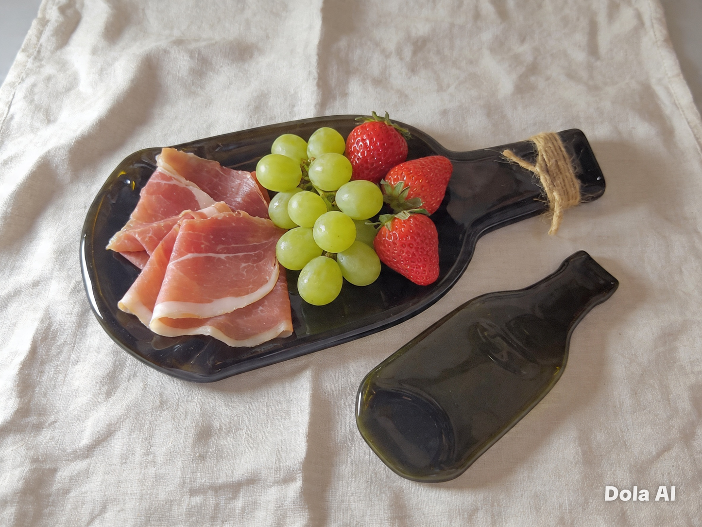 Platos reciclados de botellas