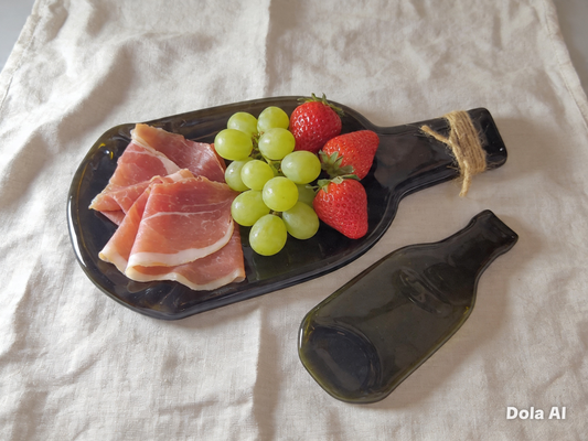 Platos reciclados de botellas