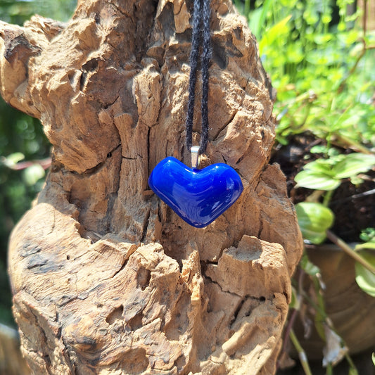 Dije corazon azul