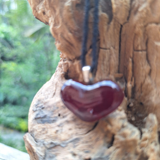 Dije corazon rojo