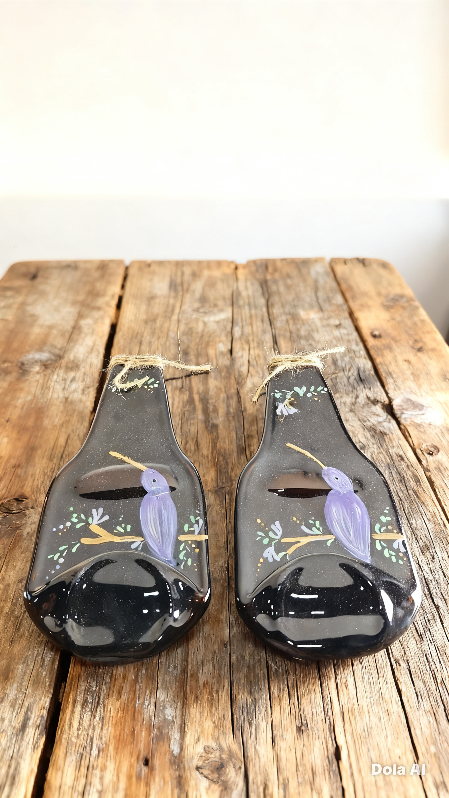 Platos de botellas aplanadas