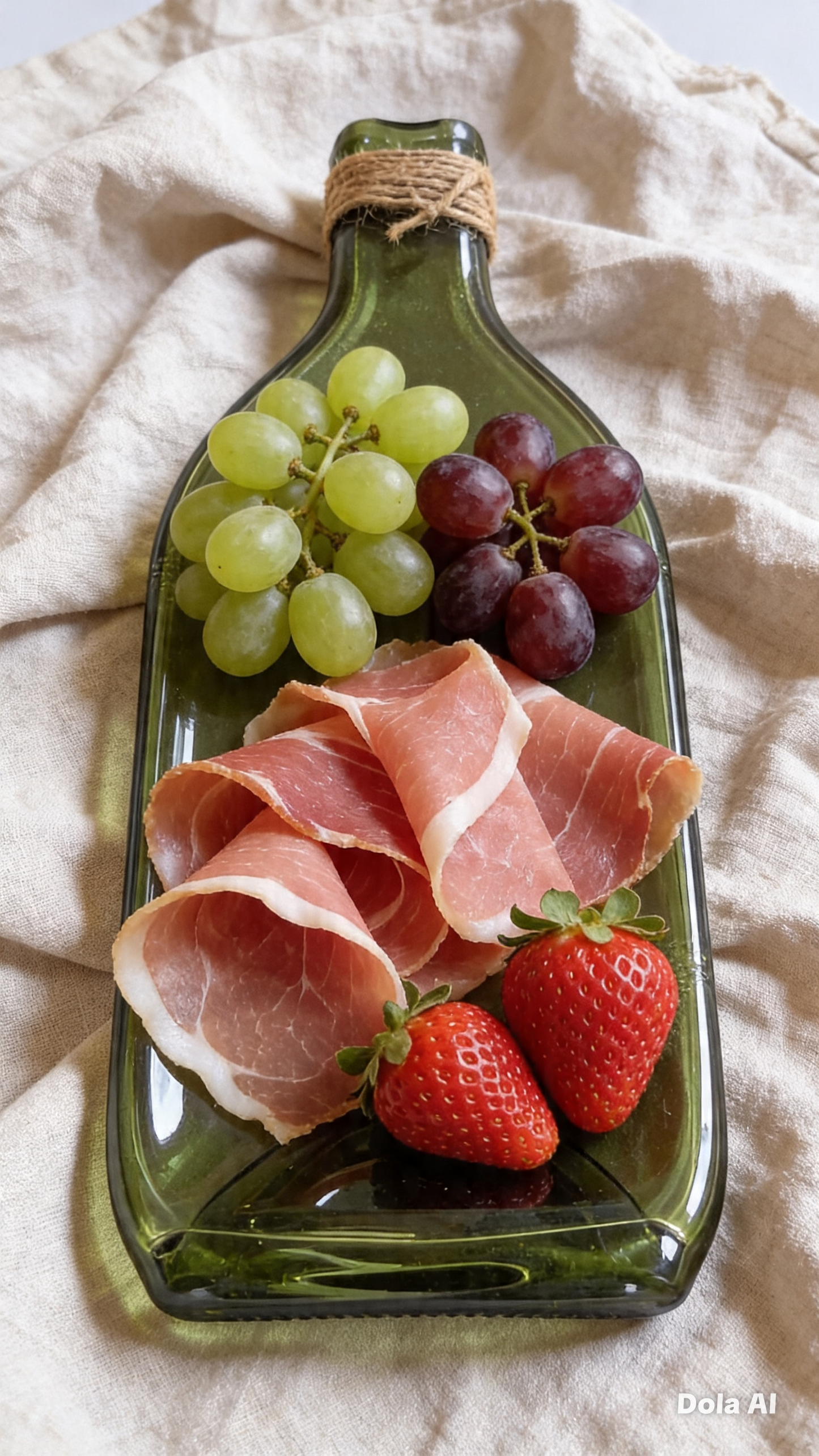 Plato verde oliva
