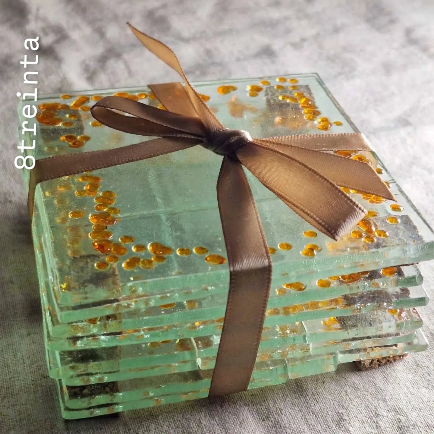 Posavasos salpicado