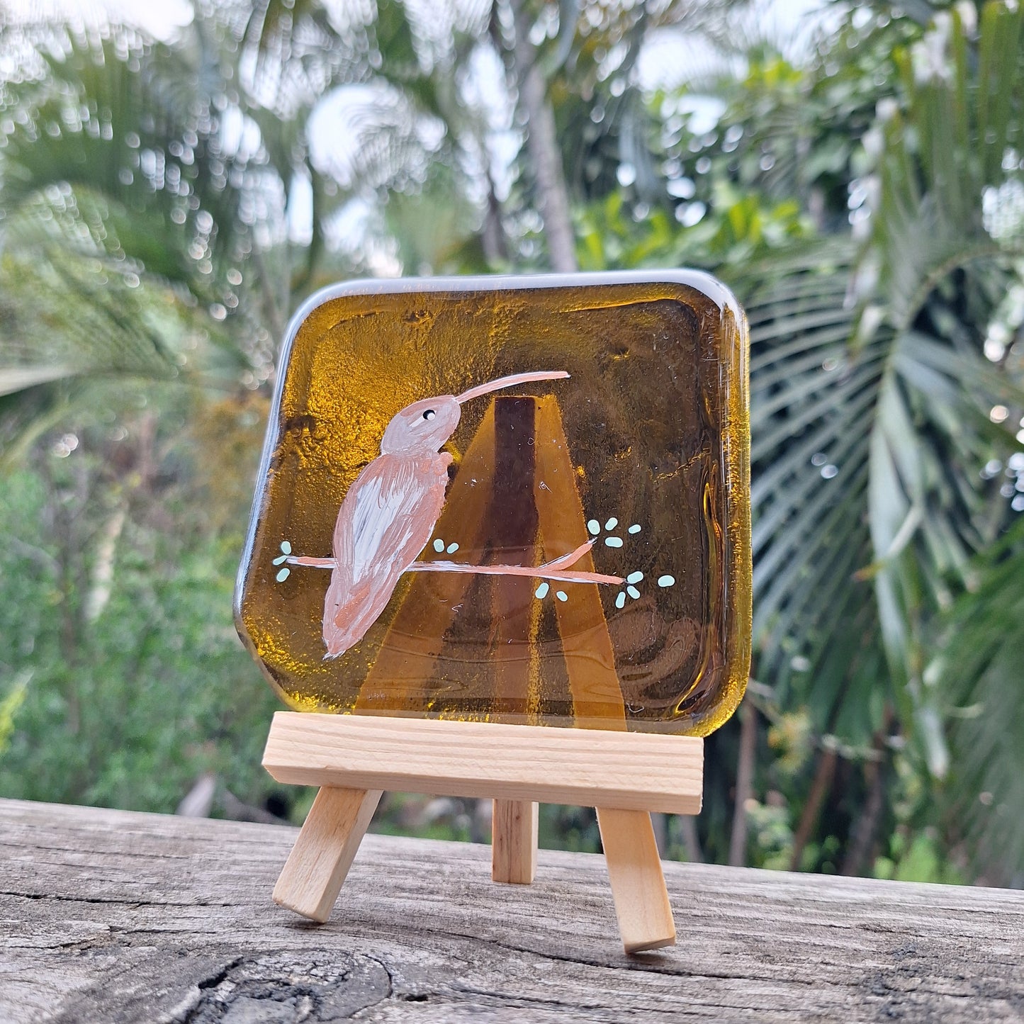 Cuadro colibri cafe