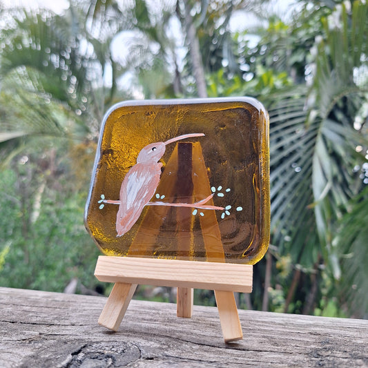 Cuadro colibri cafe