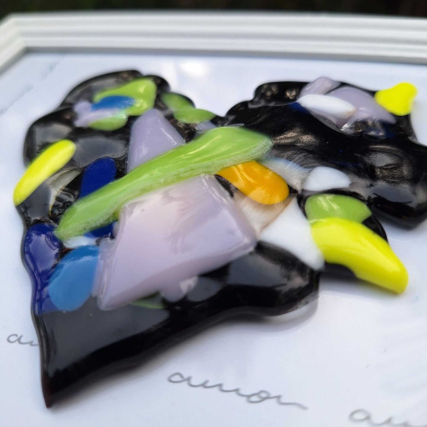 Cuadro corazon colores