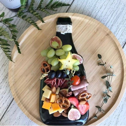 kit de 3 plato de botellas aplanada ideal para carnes frias