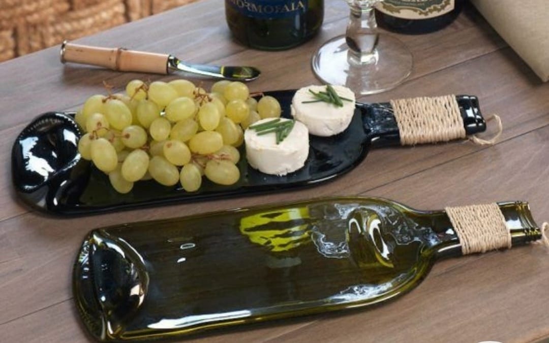 kit de 3 plato de botellas aplanada ideal para carnes frias
